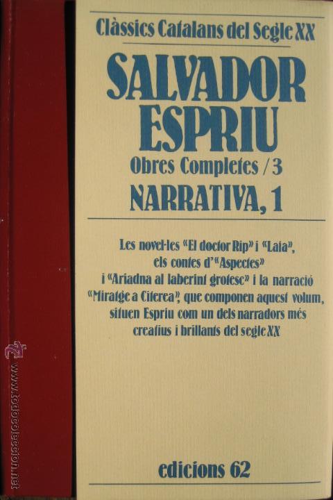 Obres completes. Narrativa I