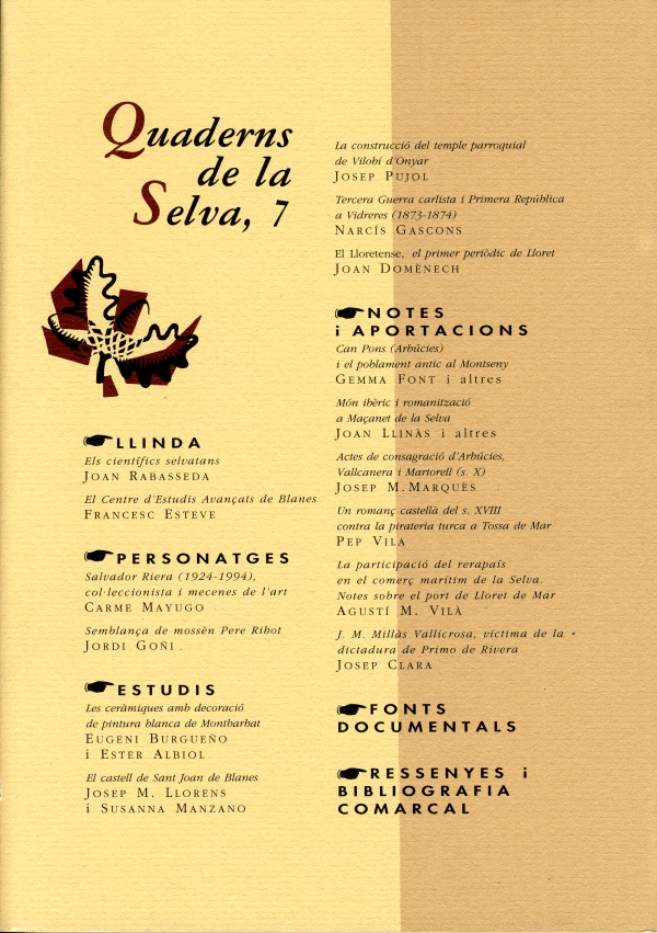 Quaderns de La Selva nº 7