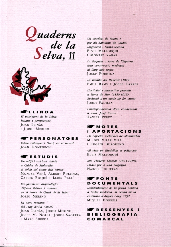 Quaderns de La Selva nº 11