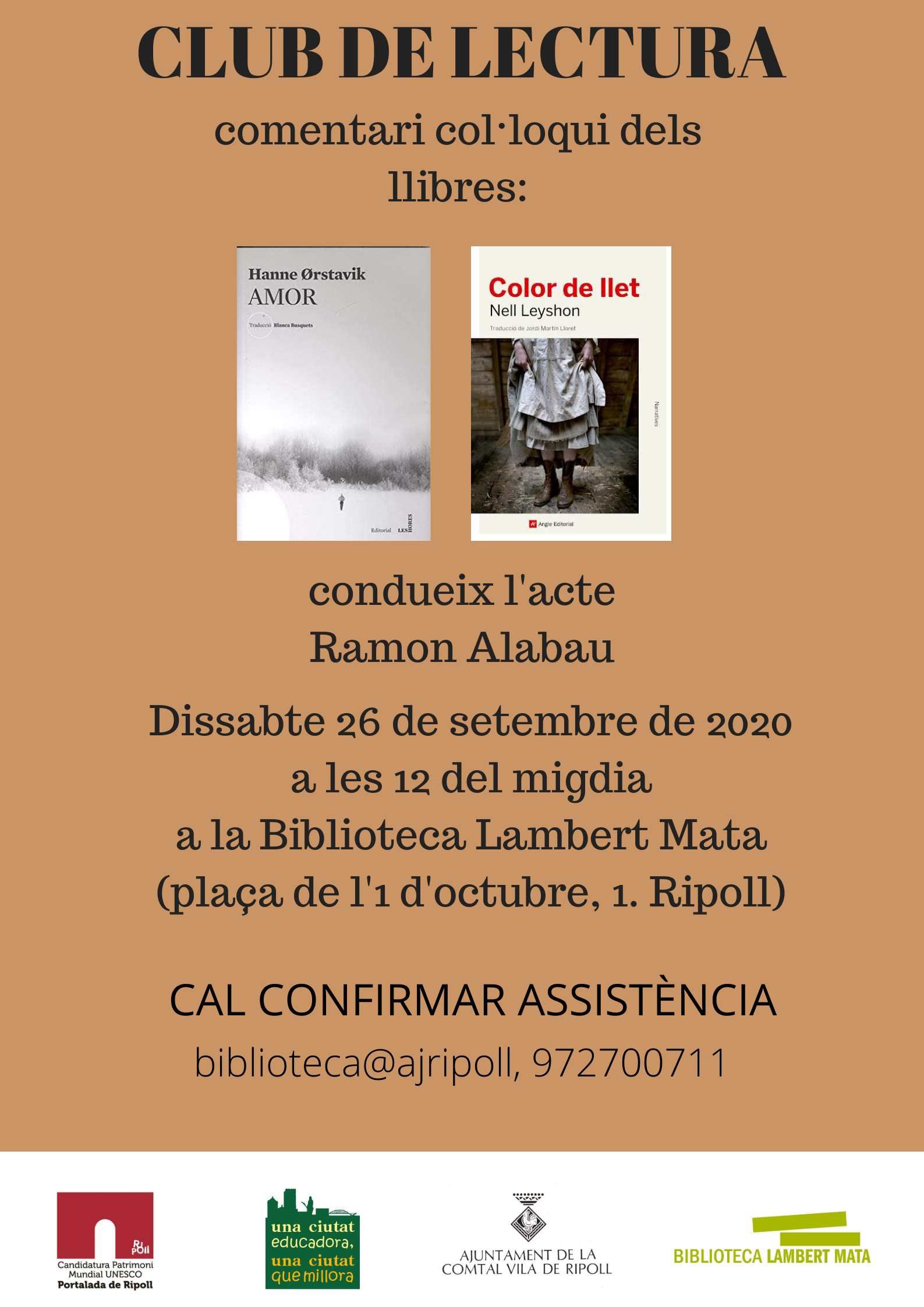 "Amor" i "Color de llet" 
