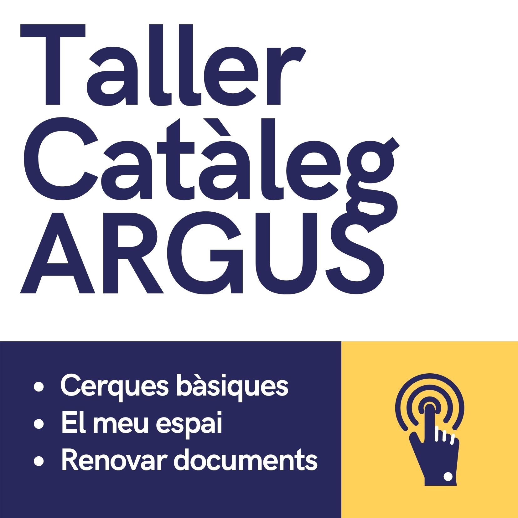 Taller Virtual Catàleg ARGUS