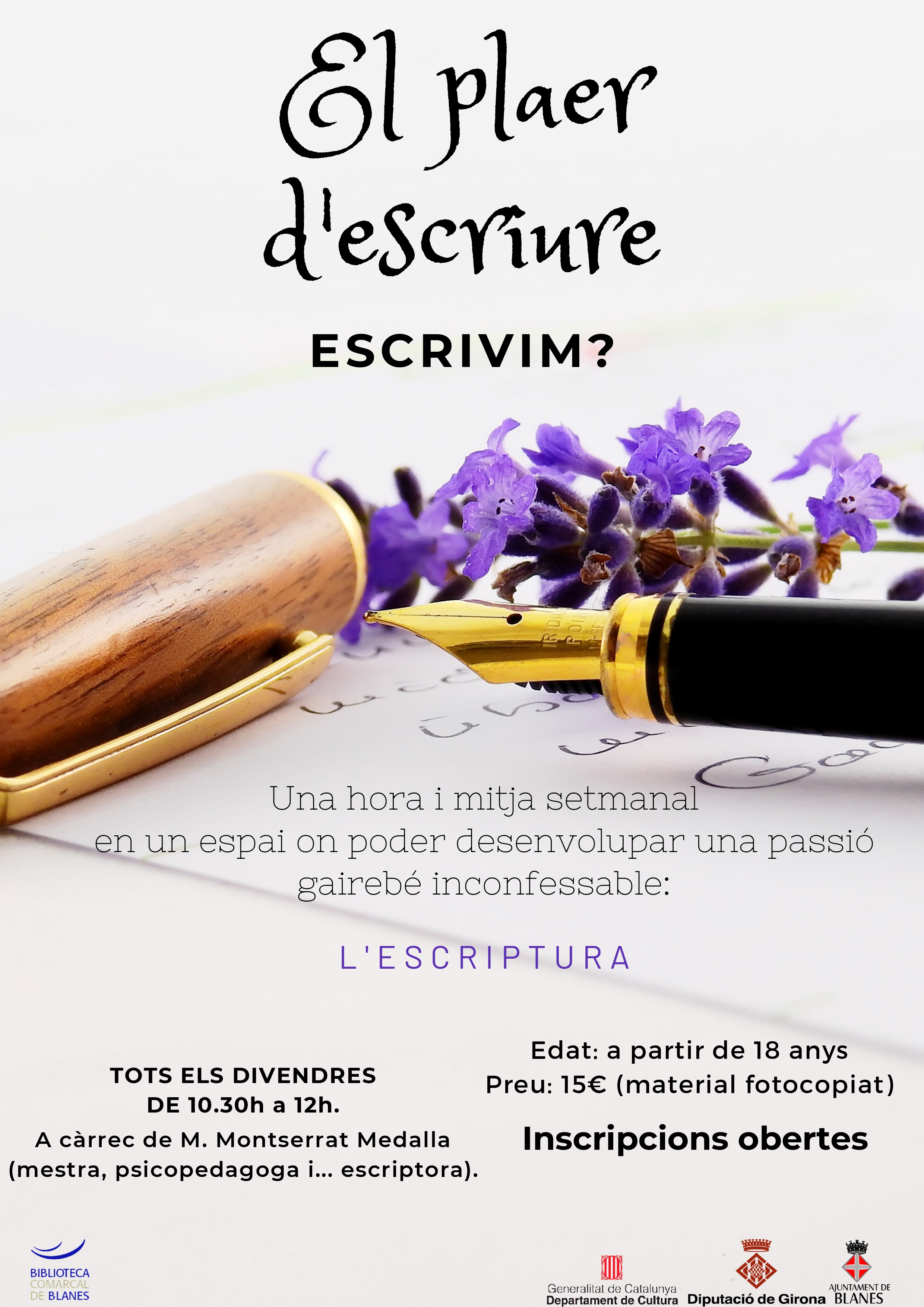 El plaer d'escriure