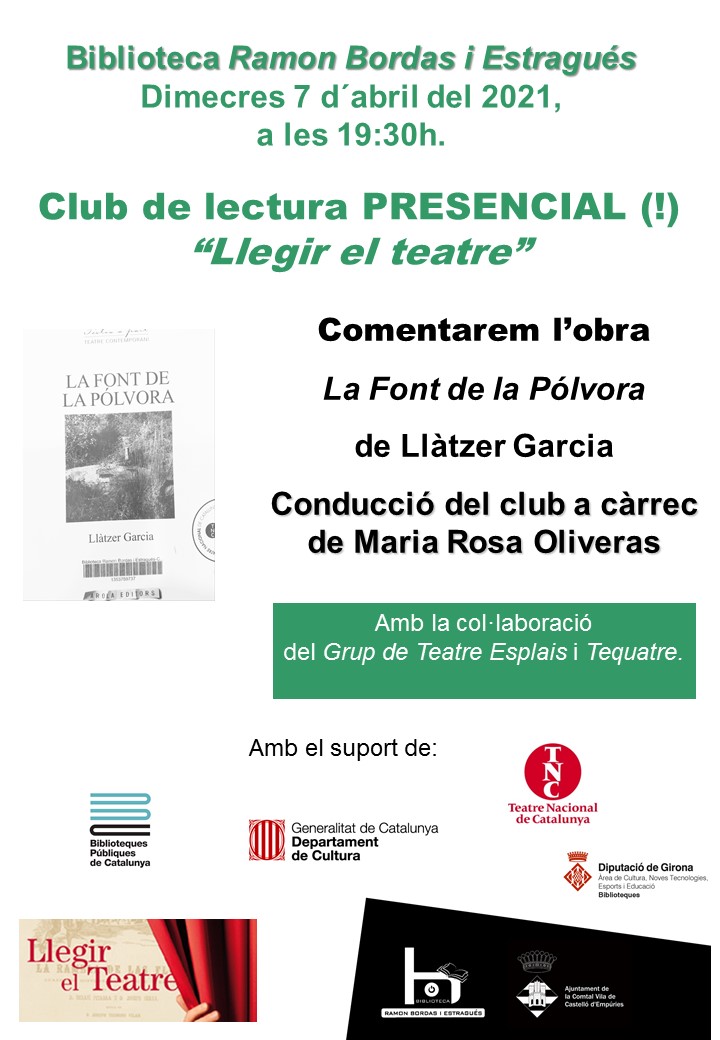 Club de lectura Llegir el Teatre