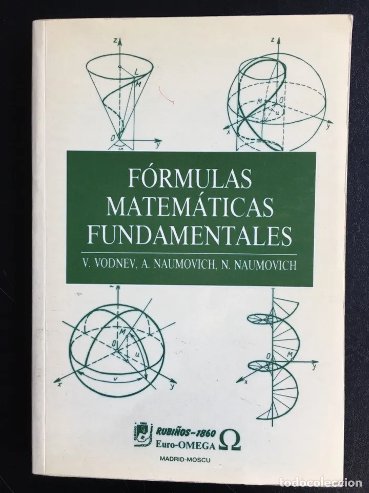 Fórmulas matemáticas fundamentales