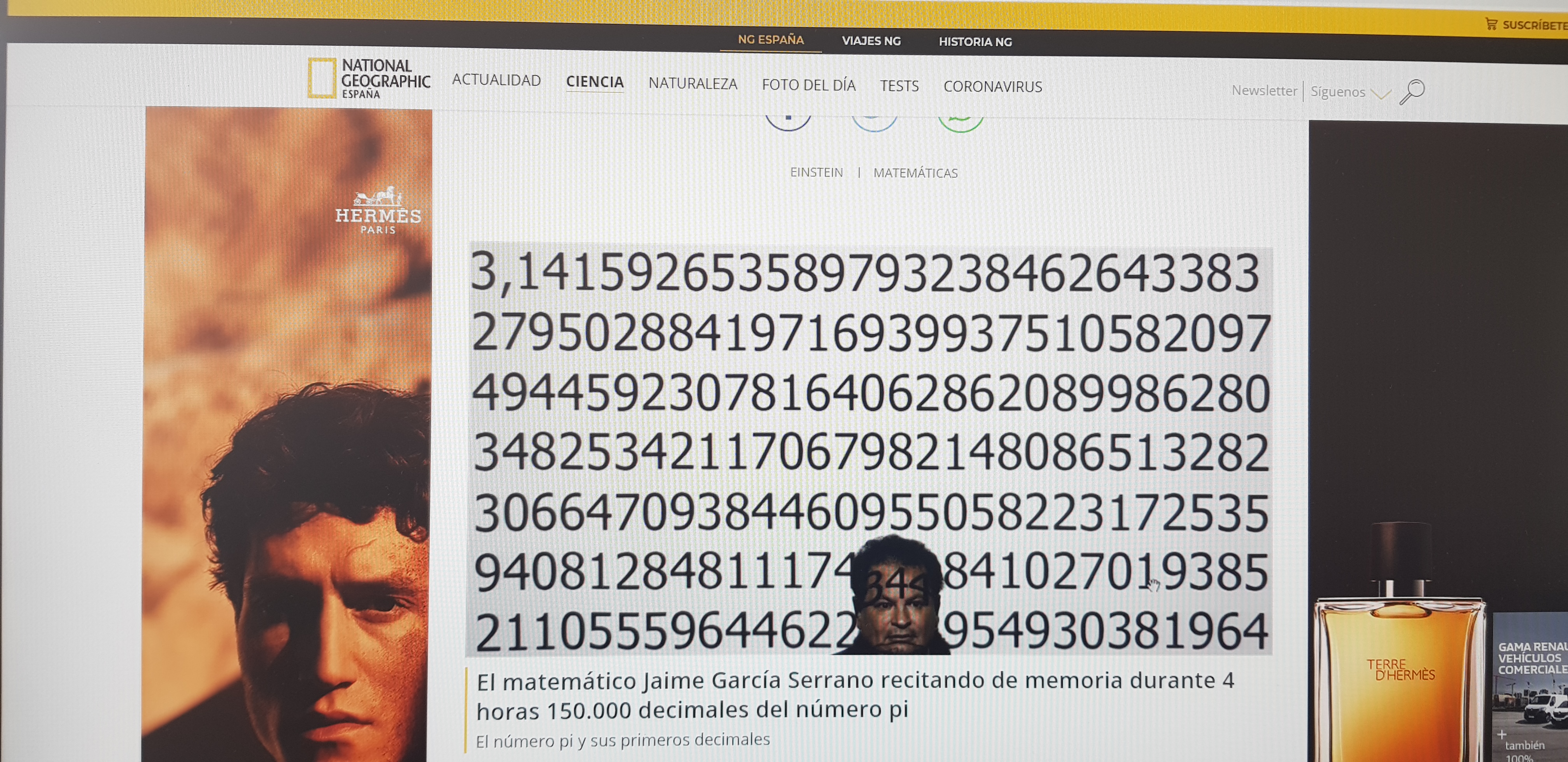 Número Pi, una cifra para casi todo