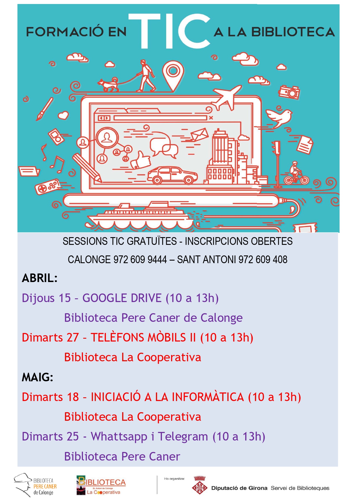 TALLER TIC ABRIL MAIG