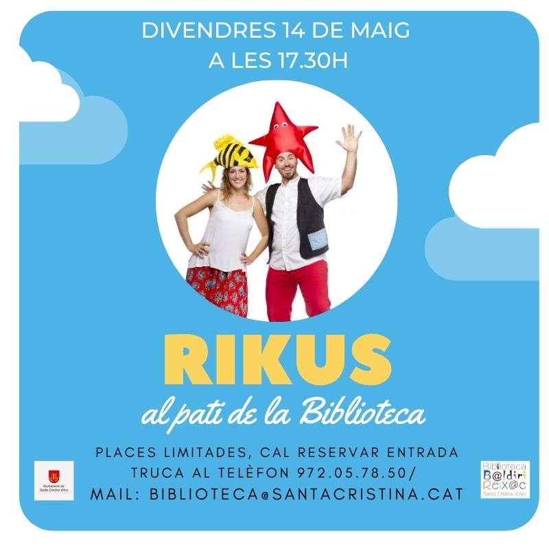 Rikus al pati de la Biblioteca