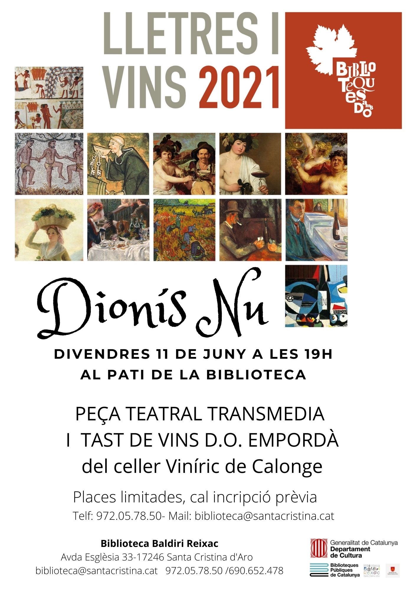 Cartell Biblioteques amb DO 2021