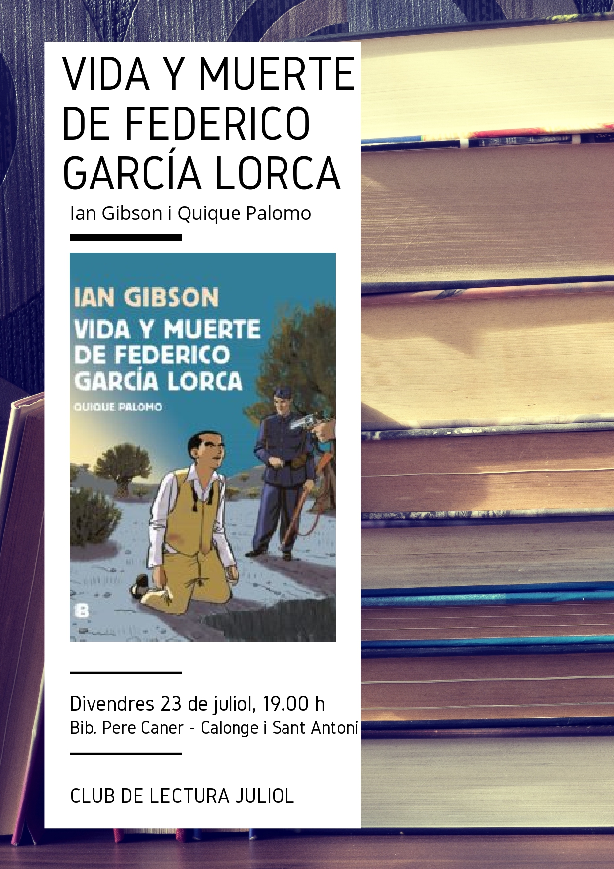 CLUB DE LECTURA JULIOL 2021