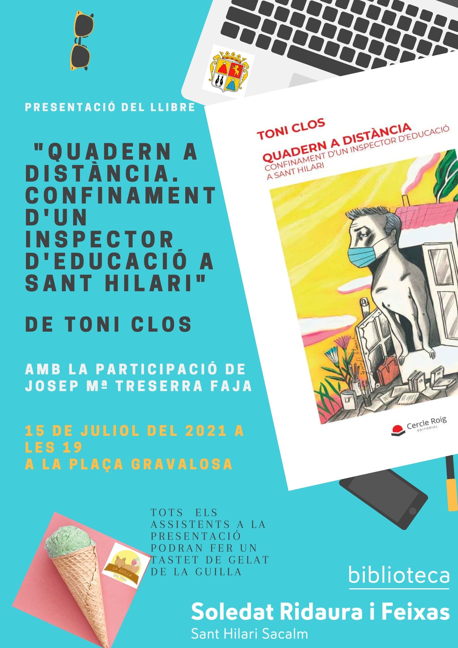Presentació Quadern a distància. Confinament d'un inspector d'educació a Sant Hilari