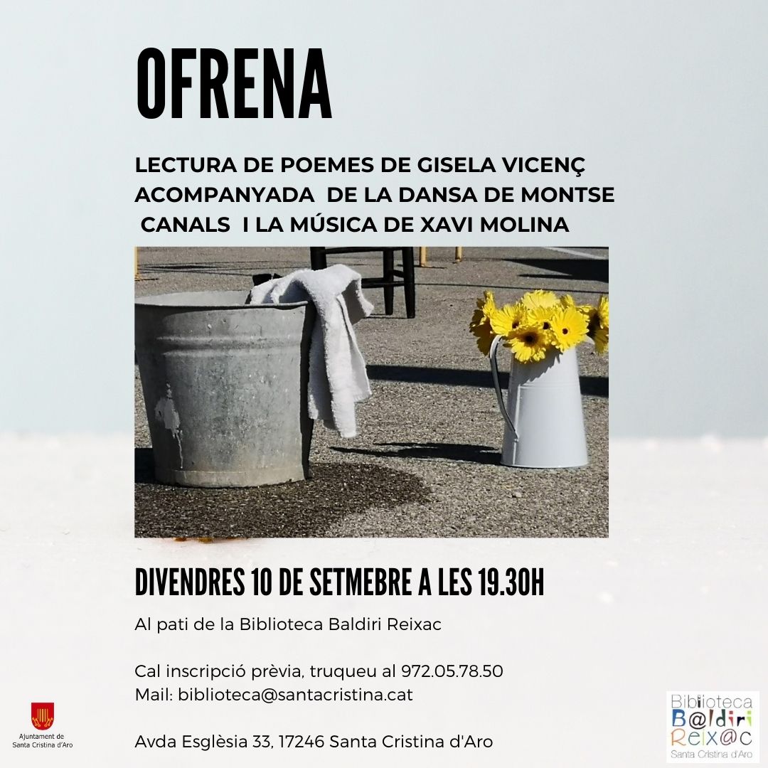 Ofrena: dansa, poesia i música