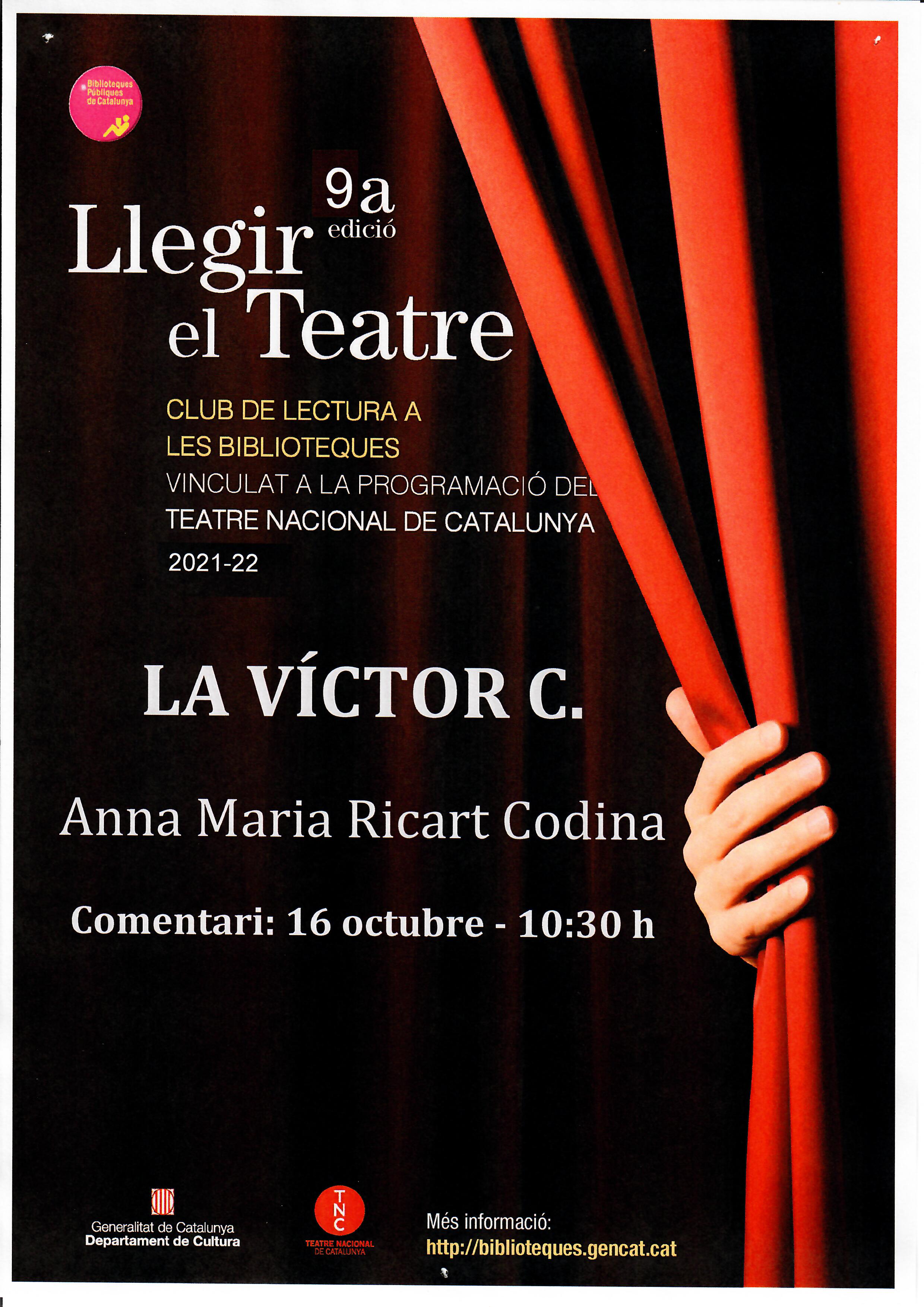 LLEGIR EL TEATRE OCTUBRE 2021