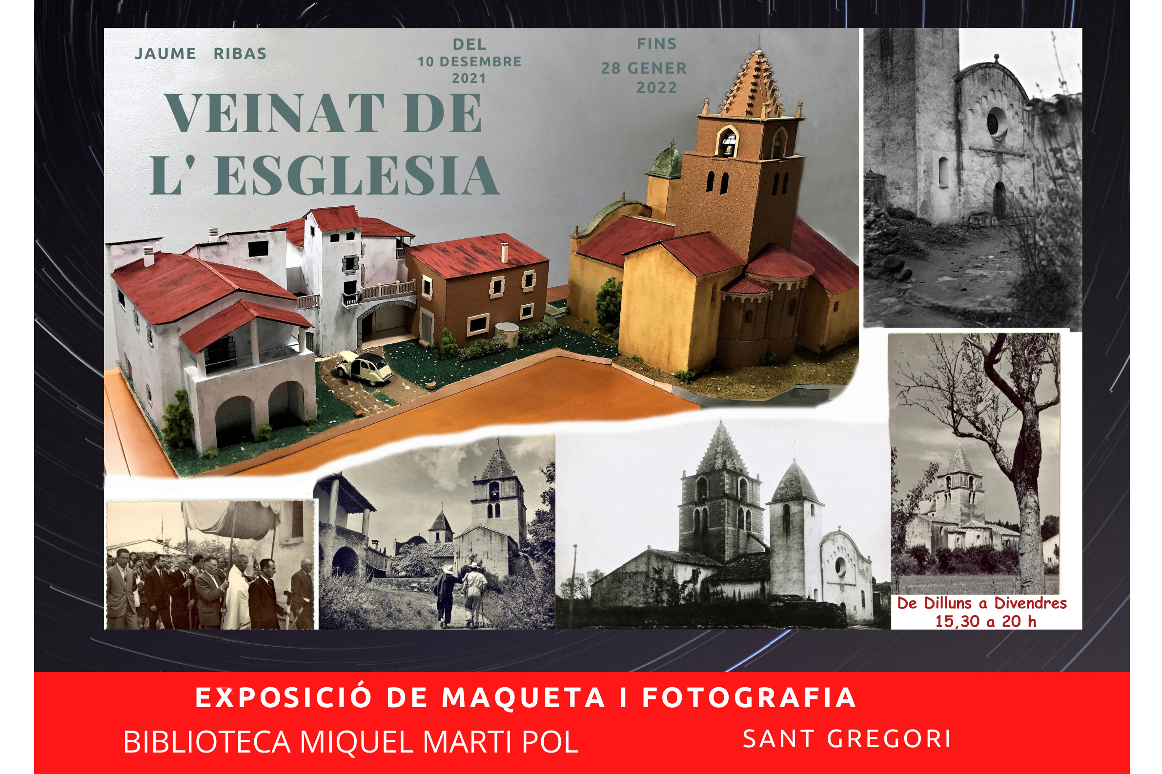 Maqueta barri de l'esglèsia