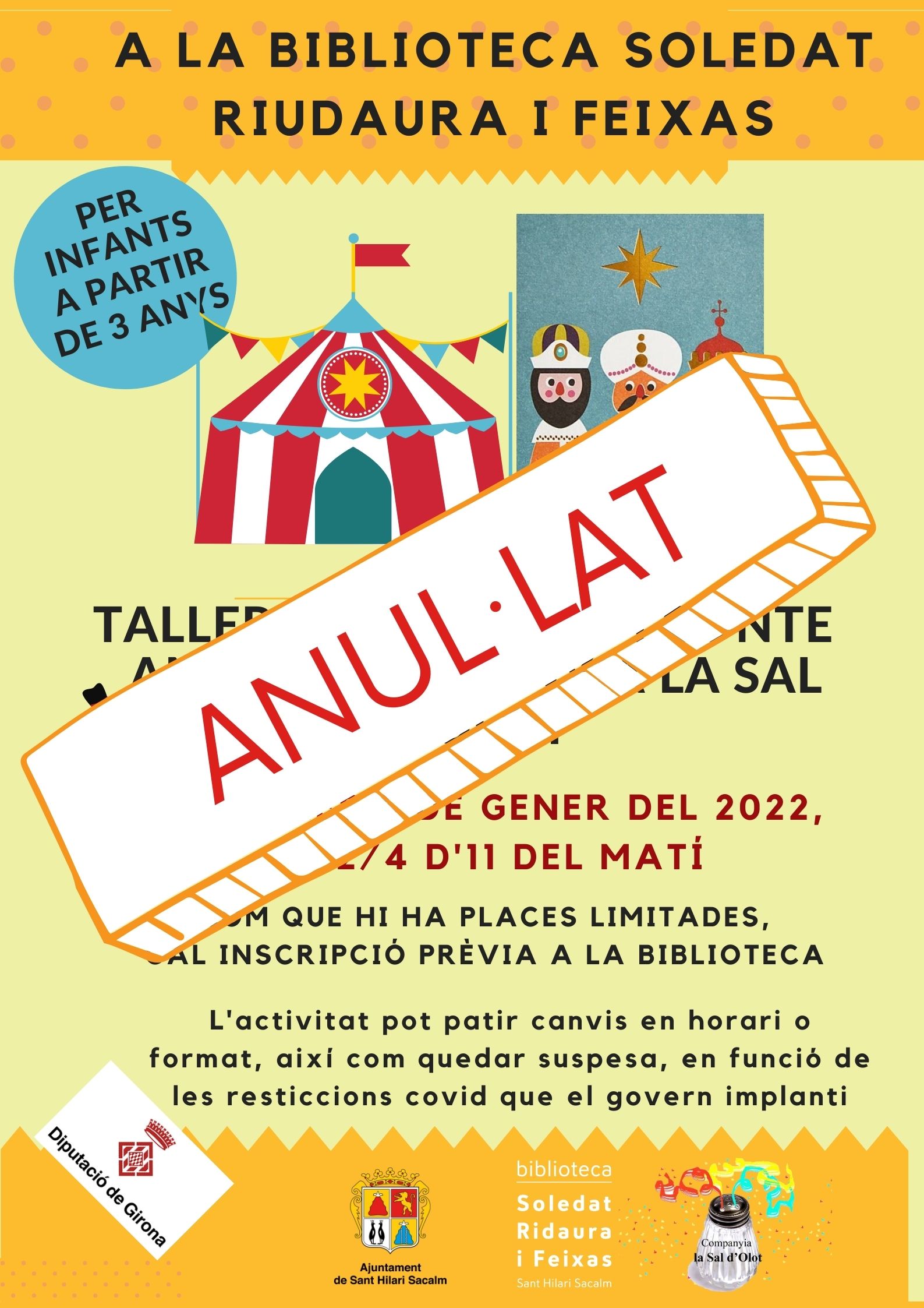 TALLER FANALETS ANUL·LAT