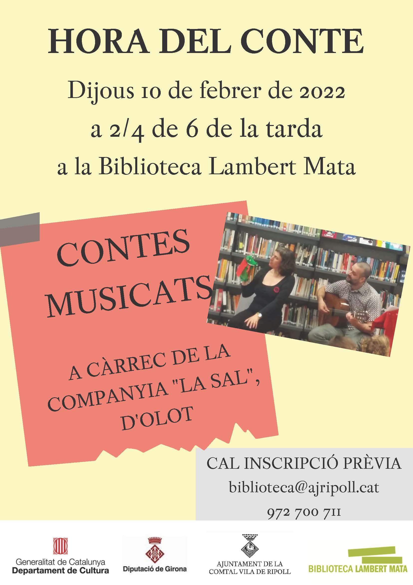 Cartell contes musicats Ripoll
