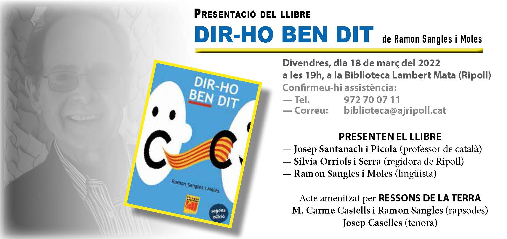 Cartell presentació Dir-ho ben dit