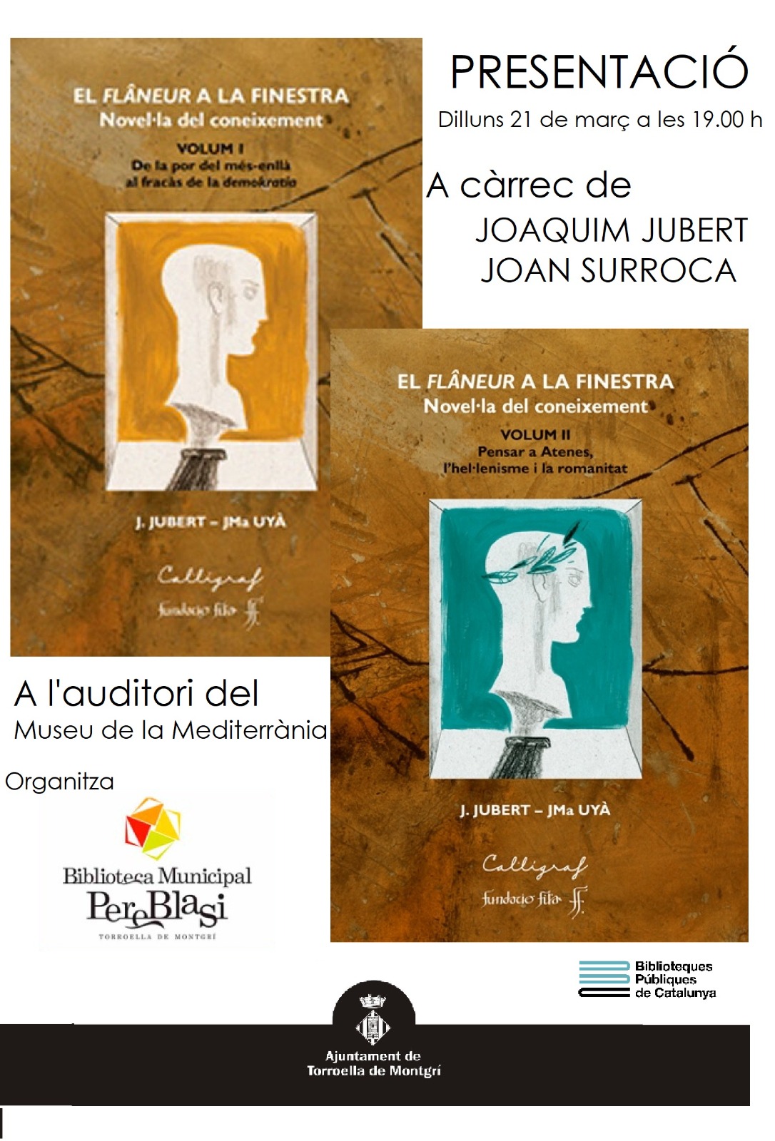 Presentació llibre "Un Flanêur per la finestra"