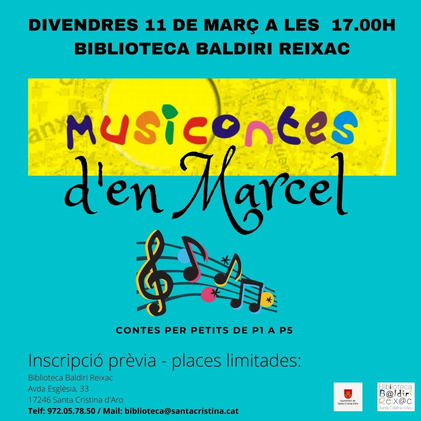 Cartell Musicontes d'en Marcel