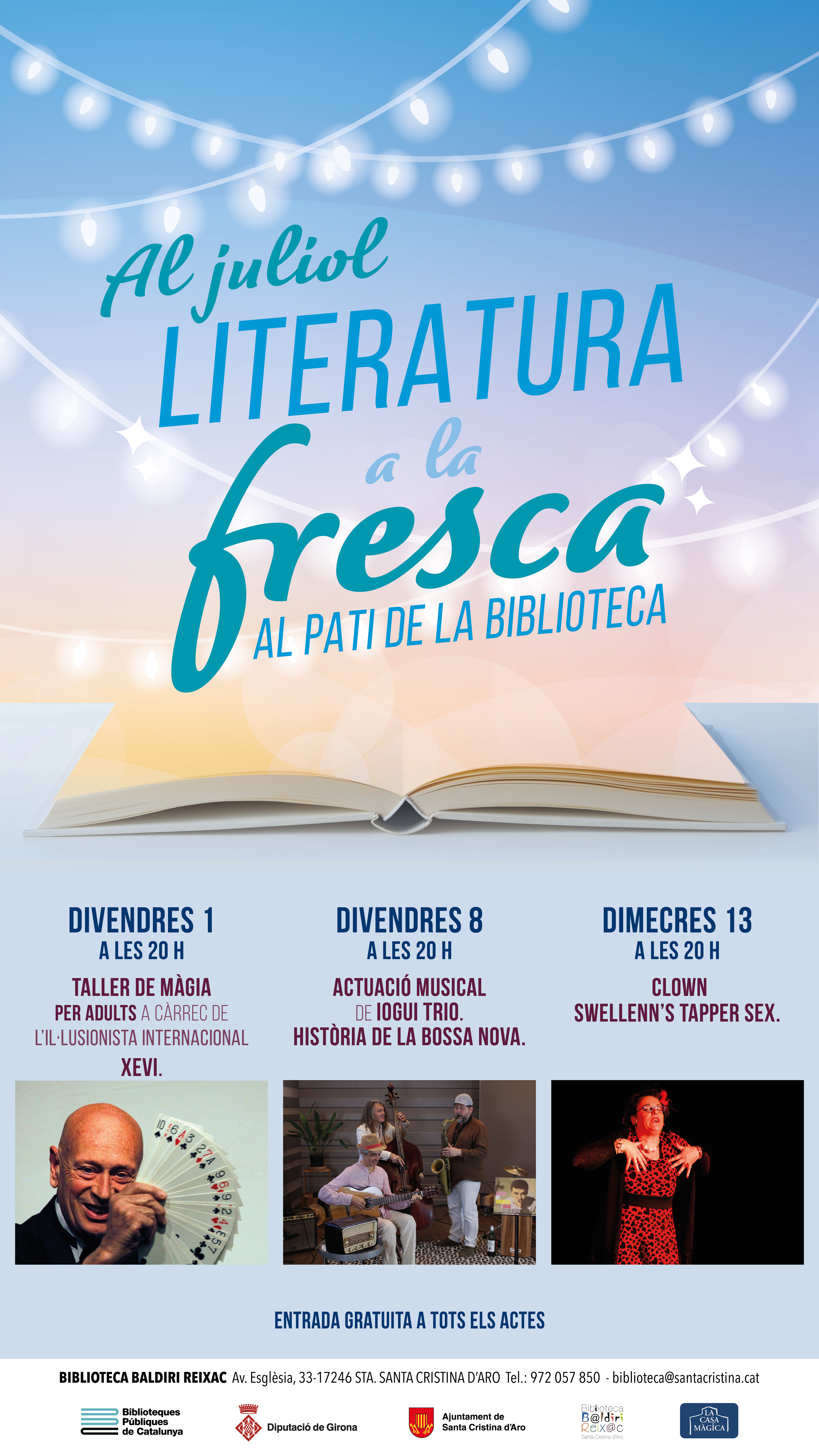 Cartell Literatura a la Fresca 2022