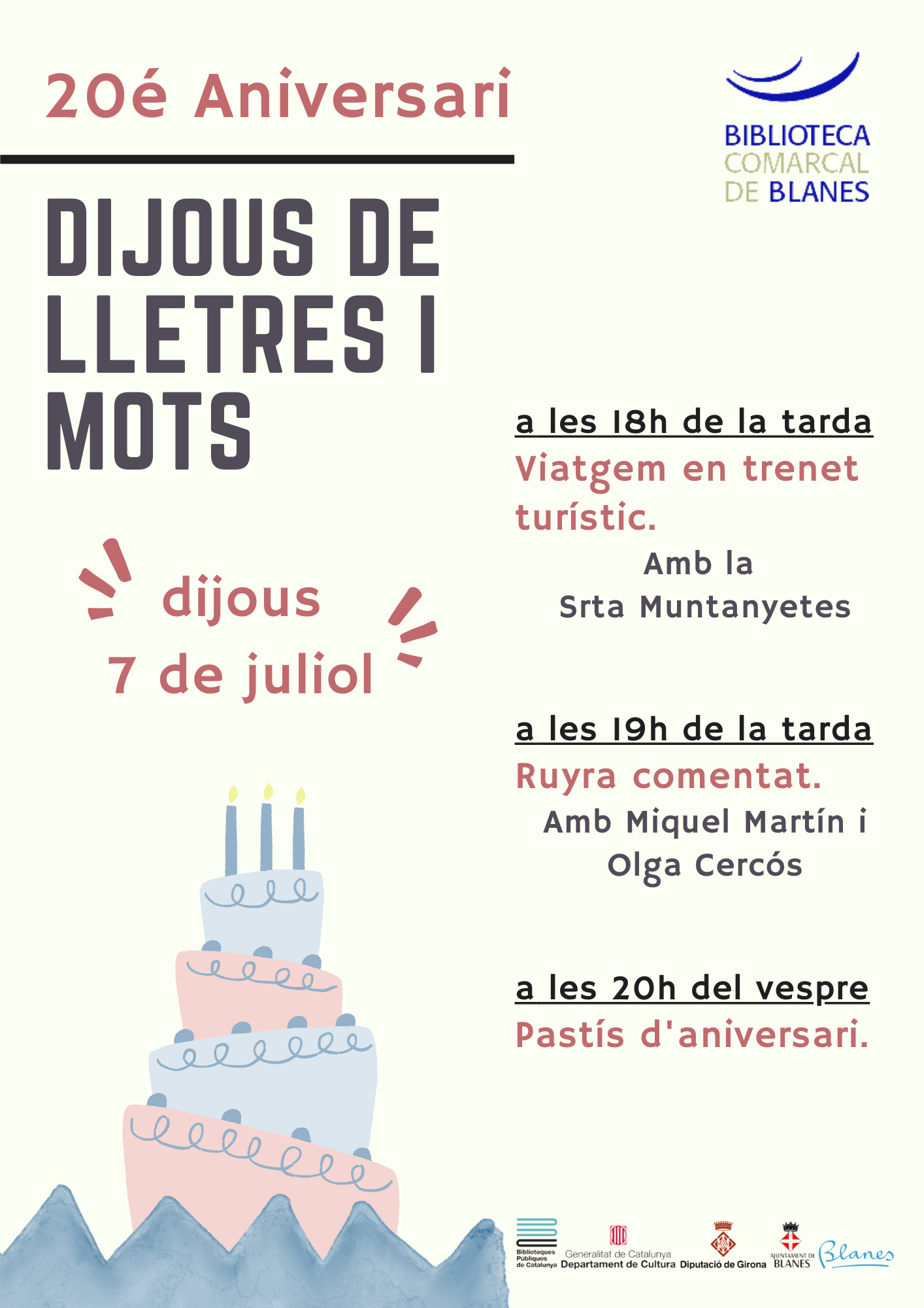 20è aniversari de la tertúlia literària Dijous de Lletres i Mots