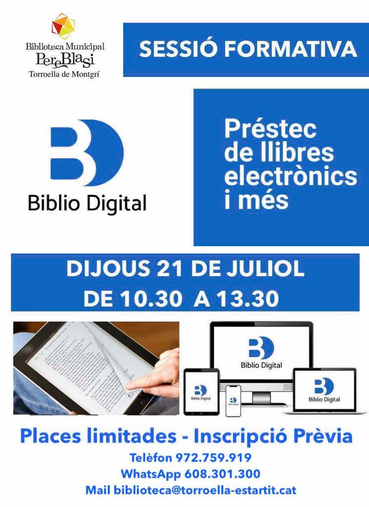 Curs formatiu de Biblio Digital