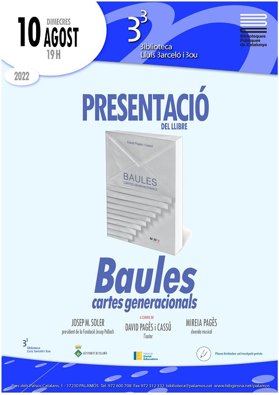 Presentació del llibre Baules de David Pagès