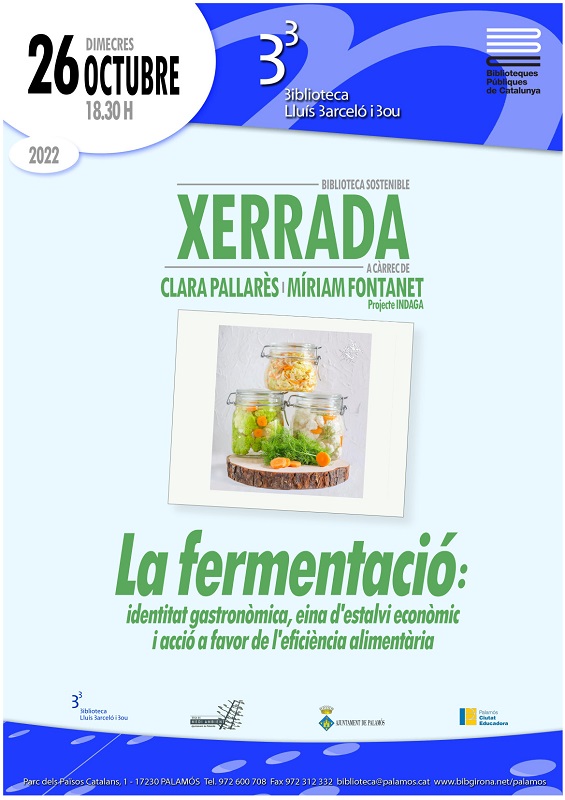 Cartell xerrada "La fermentació"