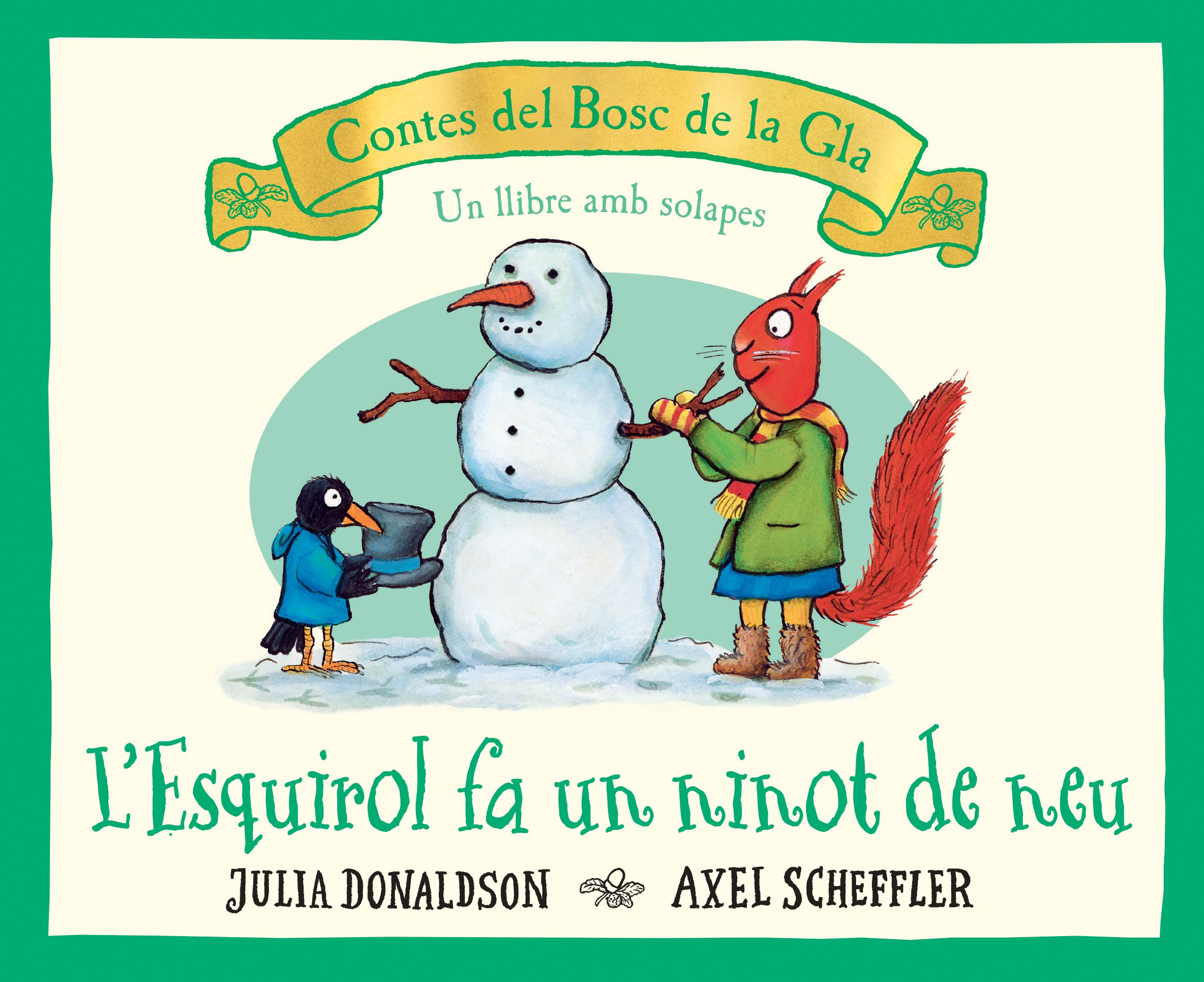 L'esquirol fa un ninot de neu