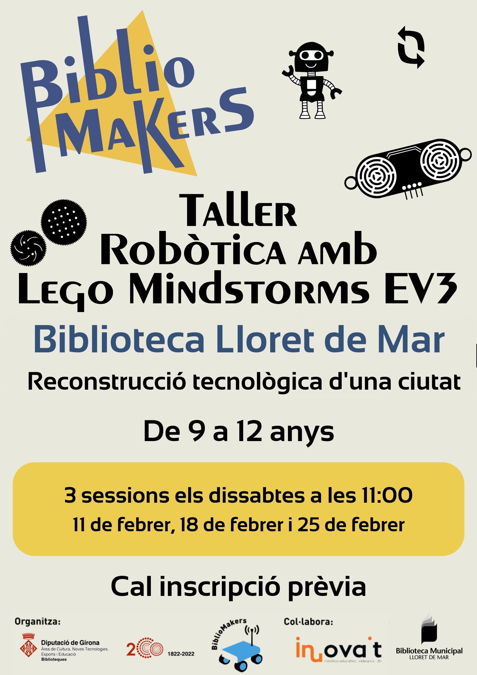 Bibliomakers. Taller de Robòtica Lego Mindstorms EV3