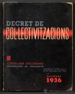 Decret sobre la col·lectivització i control de la indústria i el comerç a Catalunya