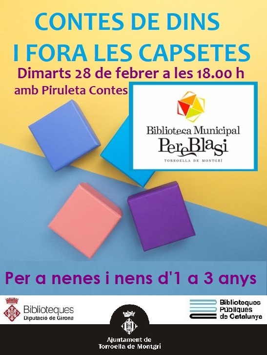 Hora del conte nadons. Capsetes.