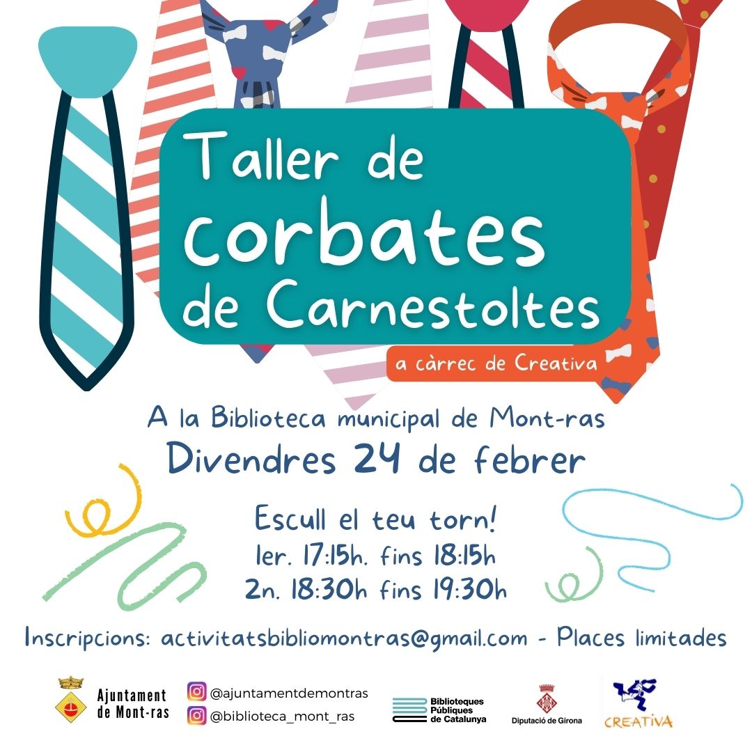 FEM DIVERTIDES CORBATES PER CARNESTOLTES