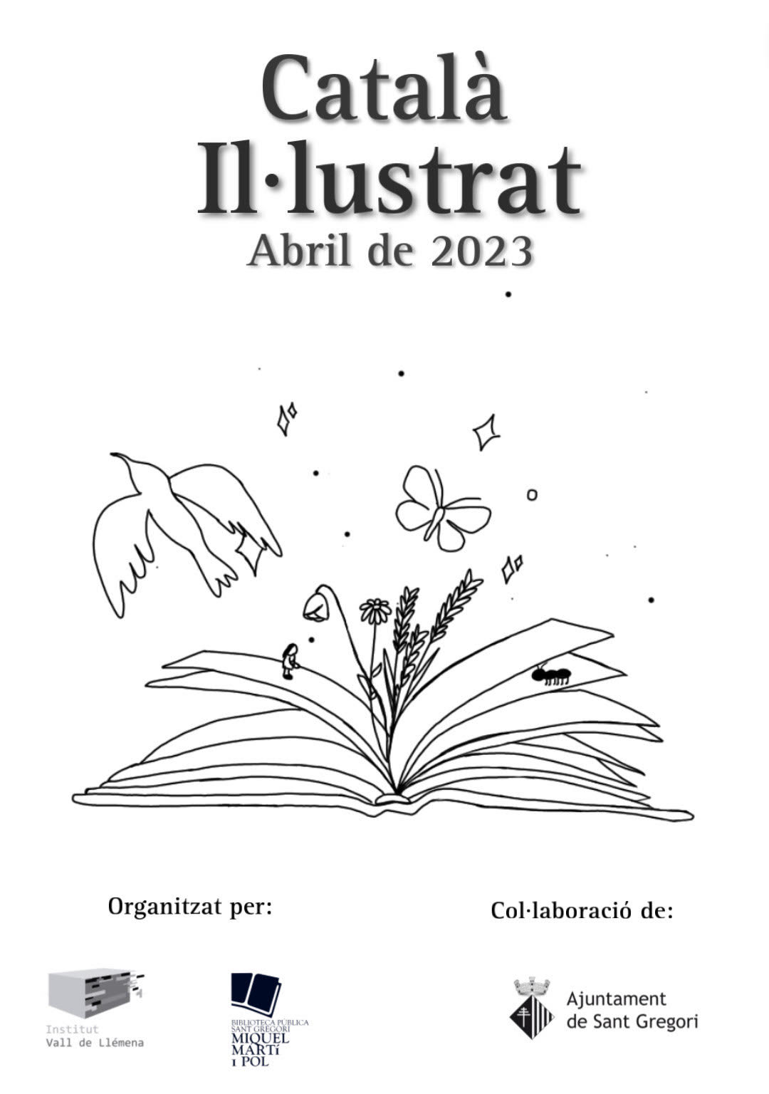 cartell: expo català il·lustrat. 3INS