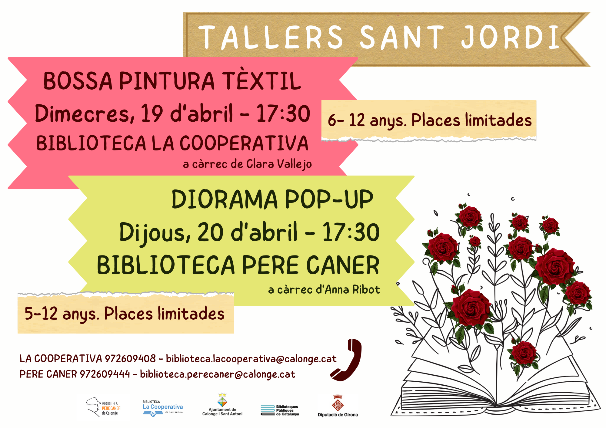 TALLERS SANT JORDI CALONGE
