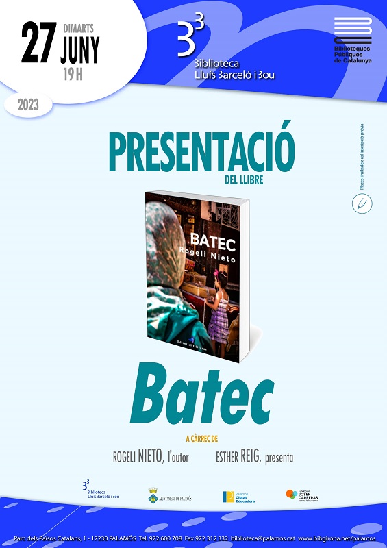 Cartell presentació del llibre "Batec"