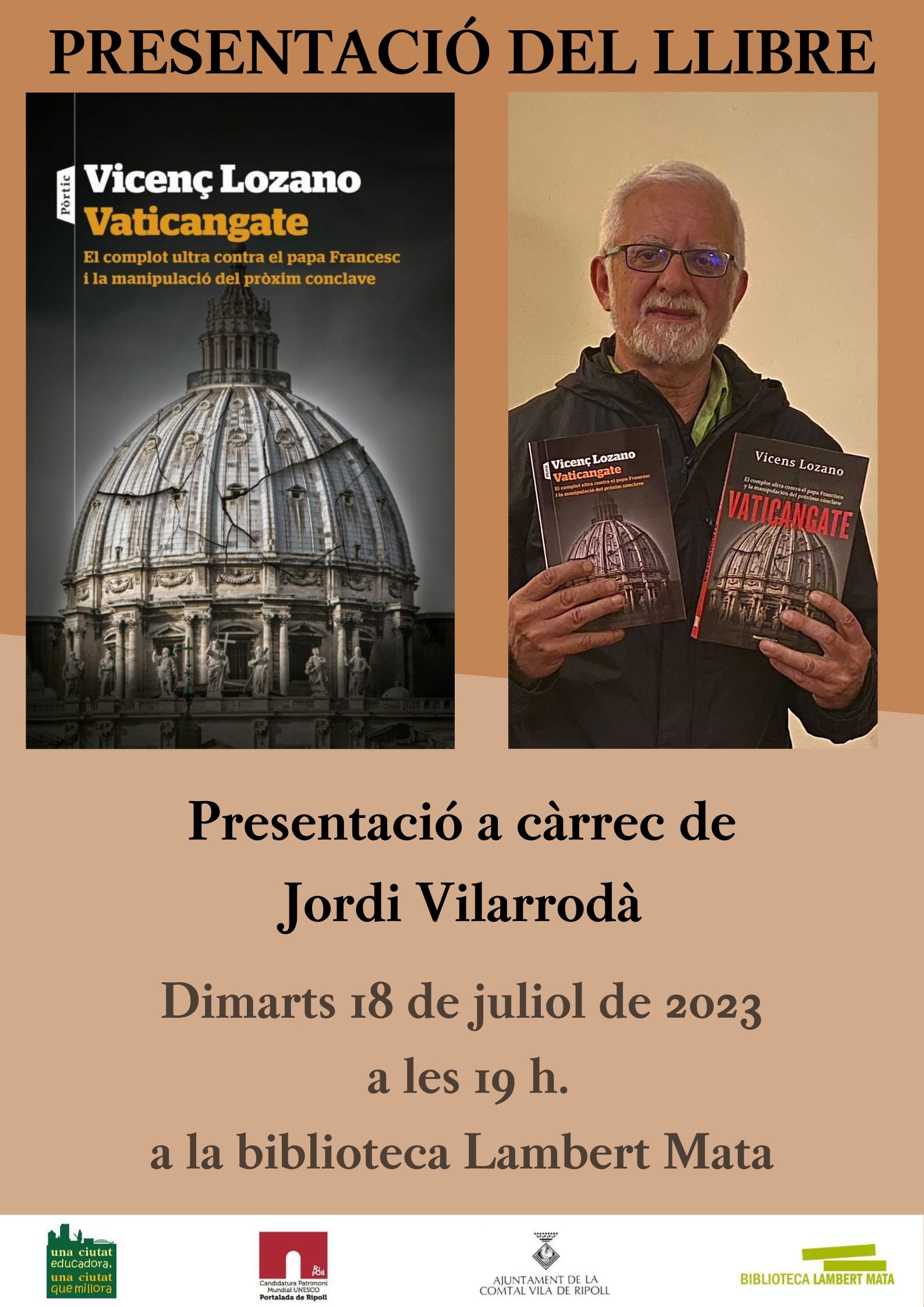 Cartell presentació Vaticangate