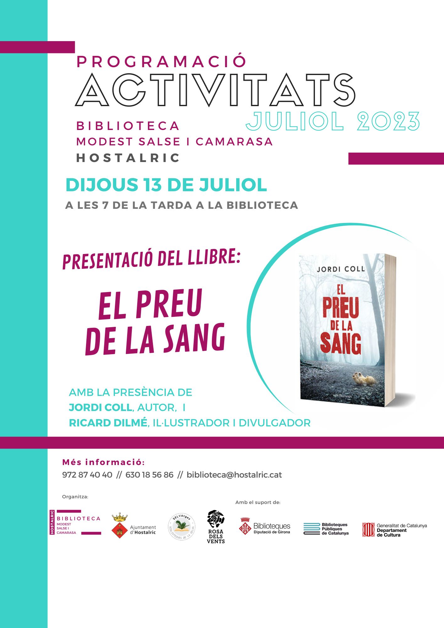 Presentació llibre El preu de la sang