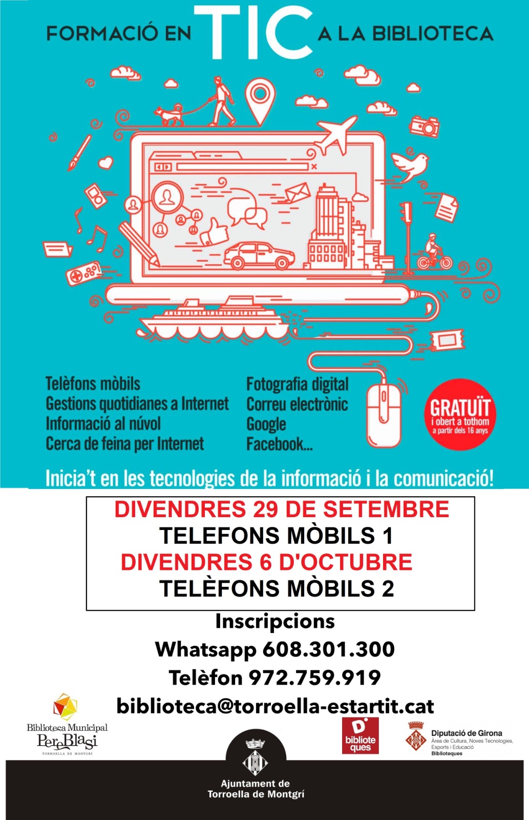 Cursos TIC tardor 2023