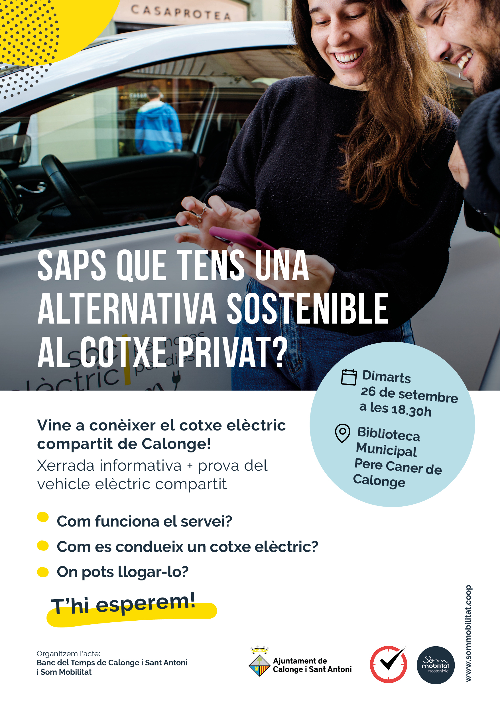 PRESENTACIO COTXE ELECTRIC CALONGE