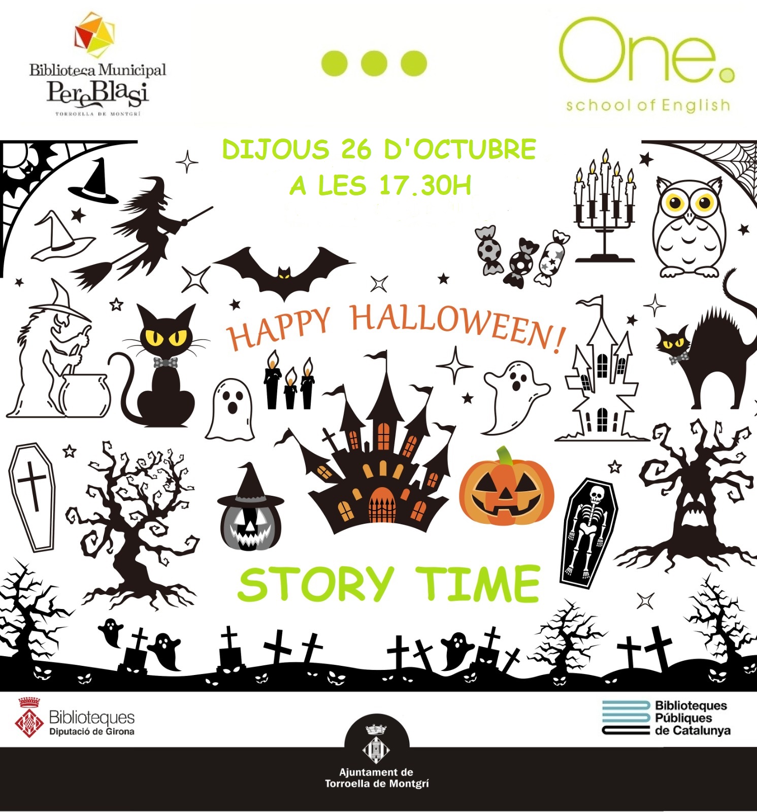 Story Time Halloween 26 octubre
