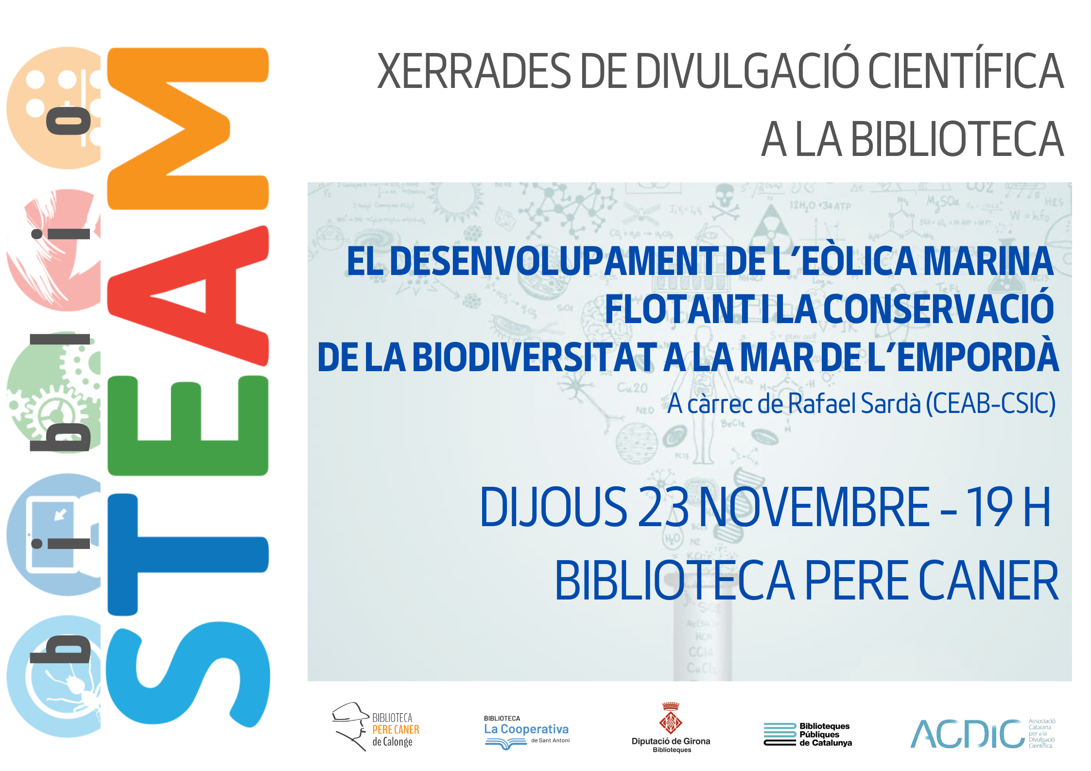 BIBLIOSTEAM CALONGE NOVEMBRE