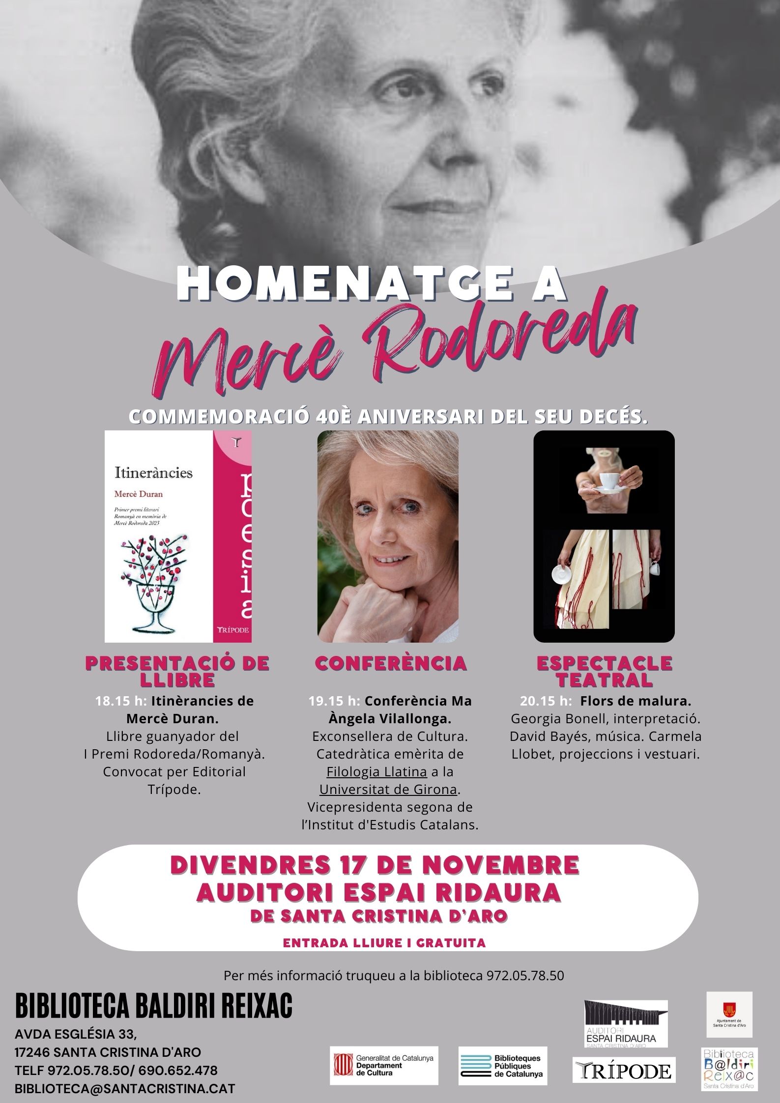Homenatge a Mercè Rodoreda