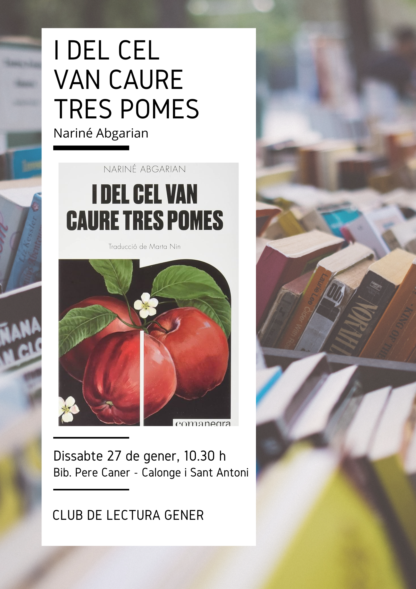 I DEL CEL VAN CAURE TRES POMES
