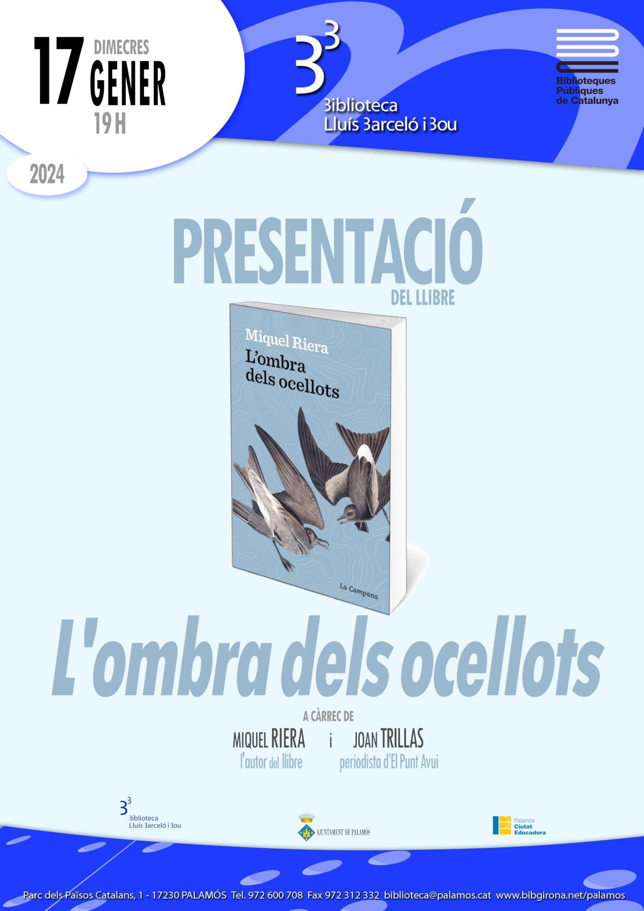 Presentació del llibre "L'ombra dels ocellots"