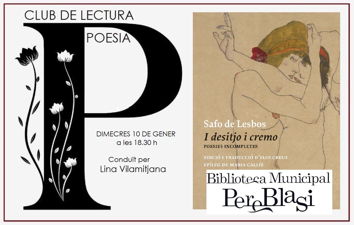 Club de lectura poesia de gener canvi data