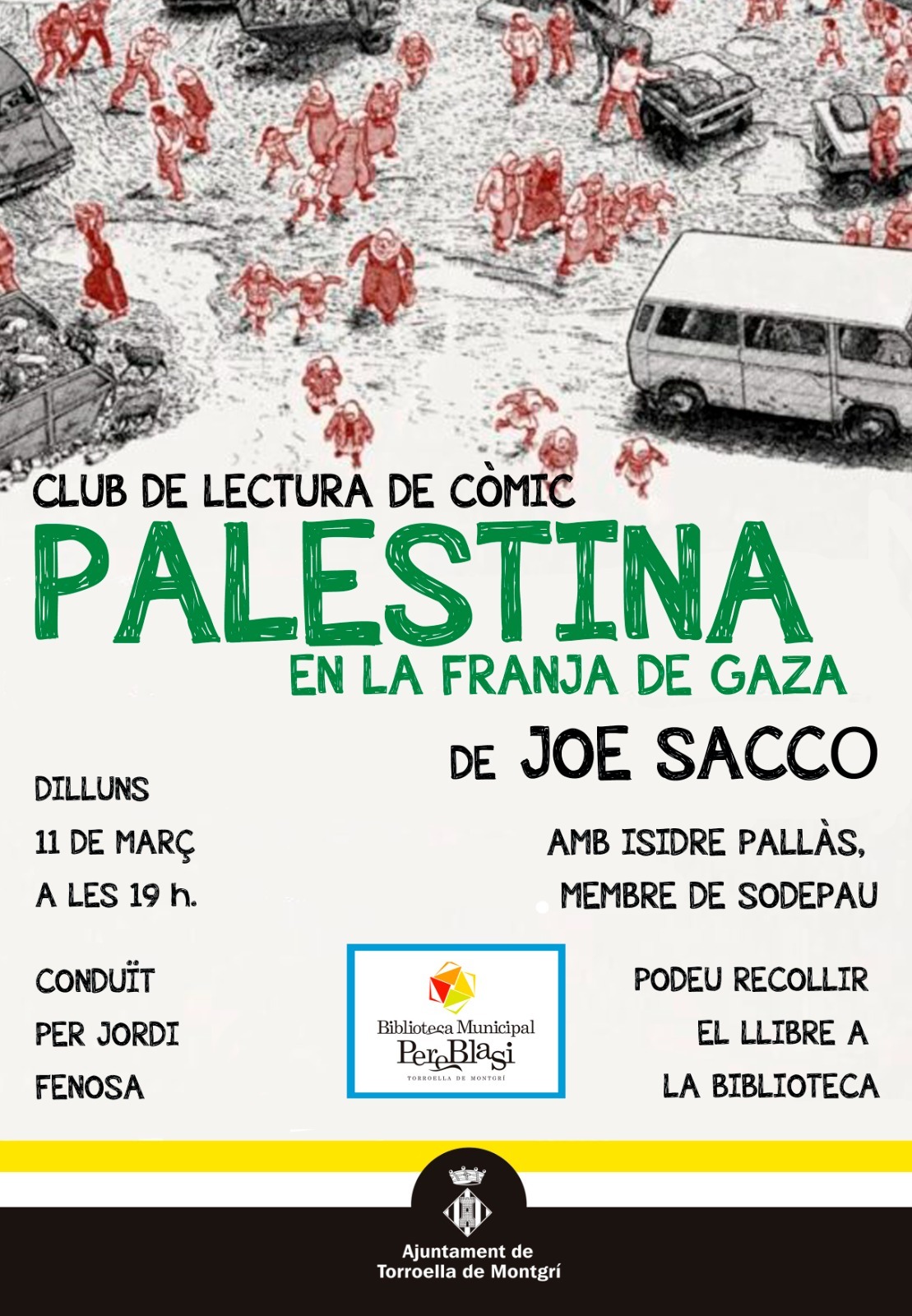 Club de lectura Palestina de Joe Sacco