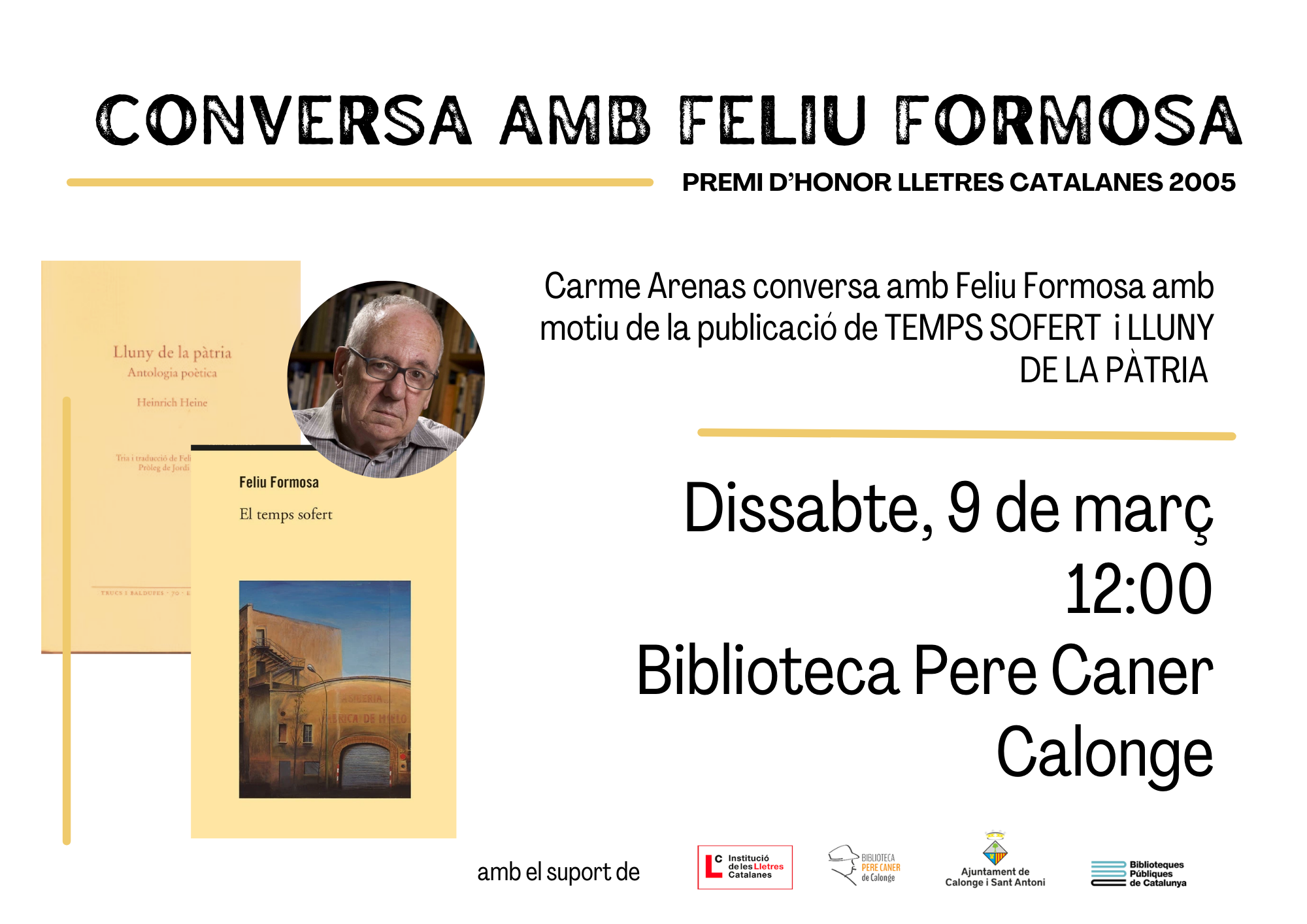CONVERSA FELIU FORMOSA CALONGE