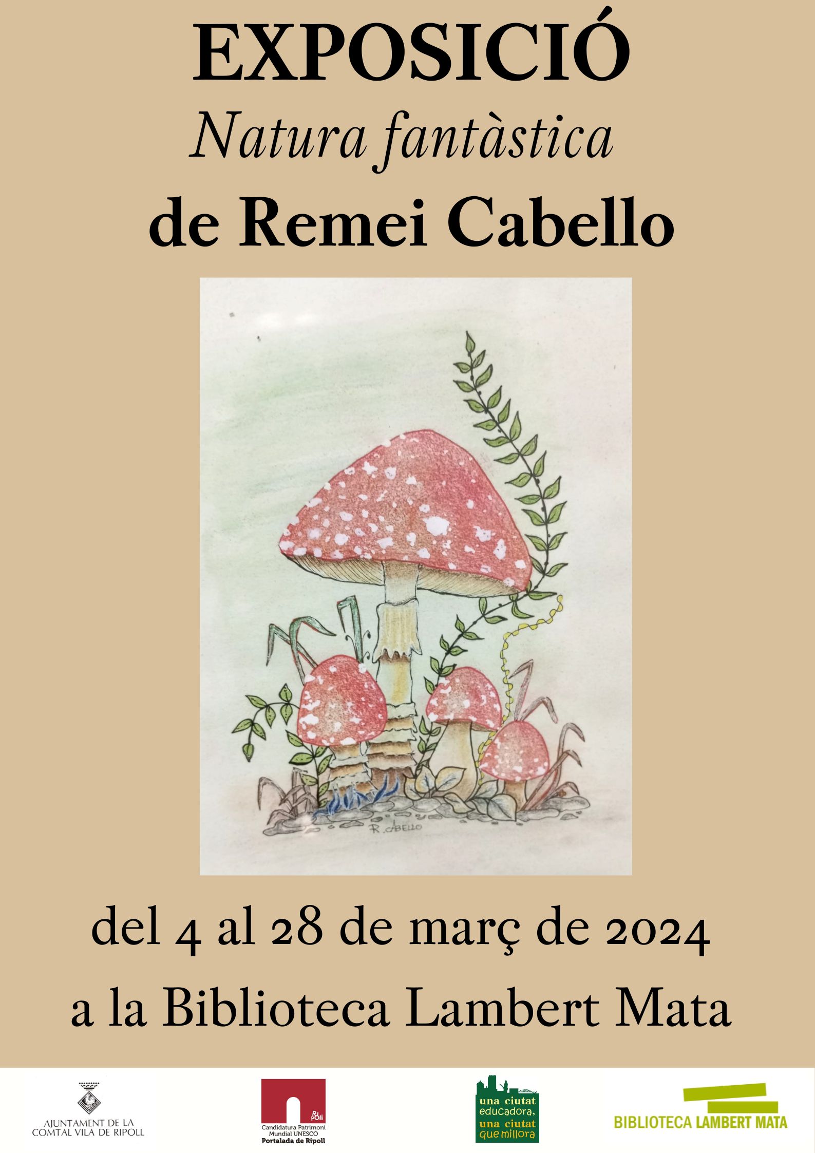 Cartell exposició març 2024 Ripoll