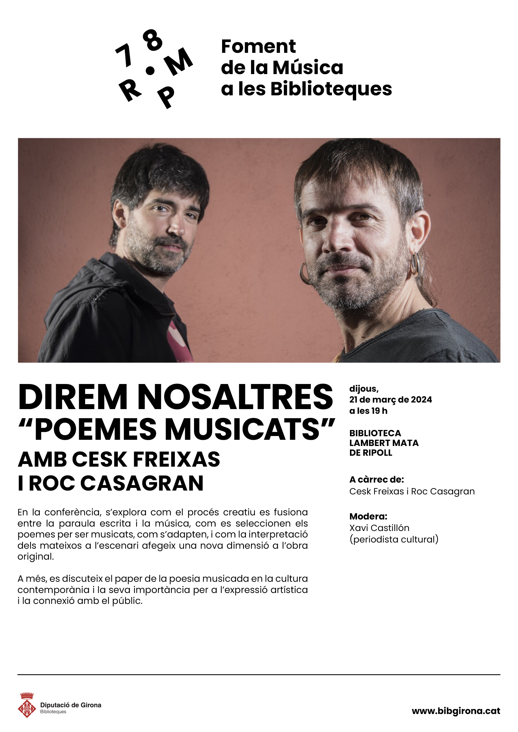 Cartell "Direm nosaltres" Cesk Freixas