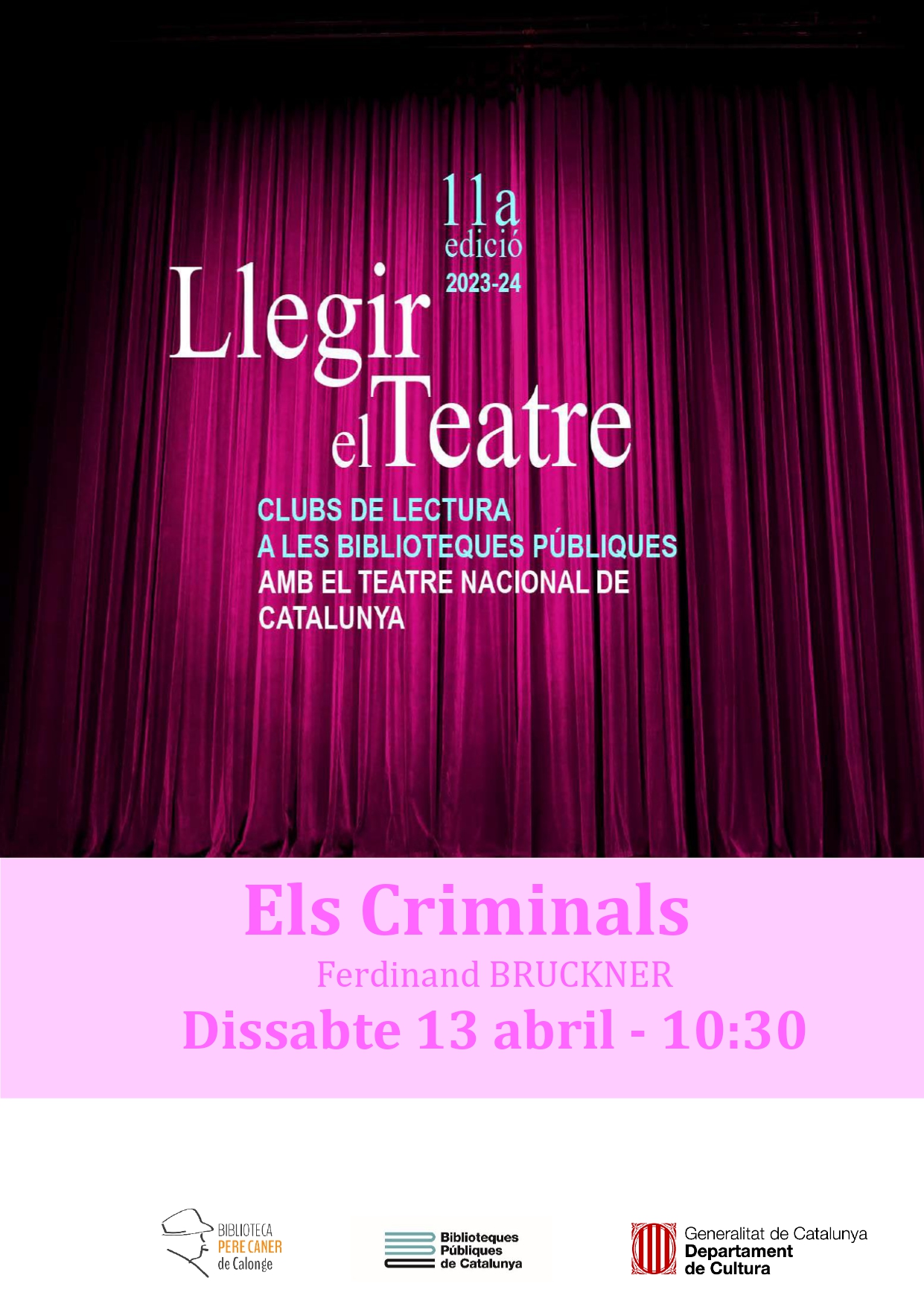 LLEGIR EL TEATRE CALONGE